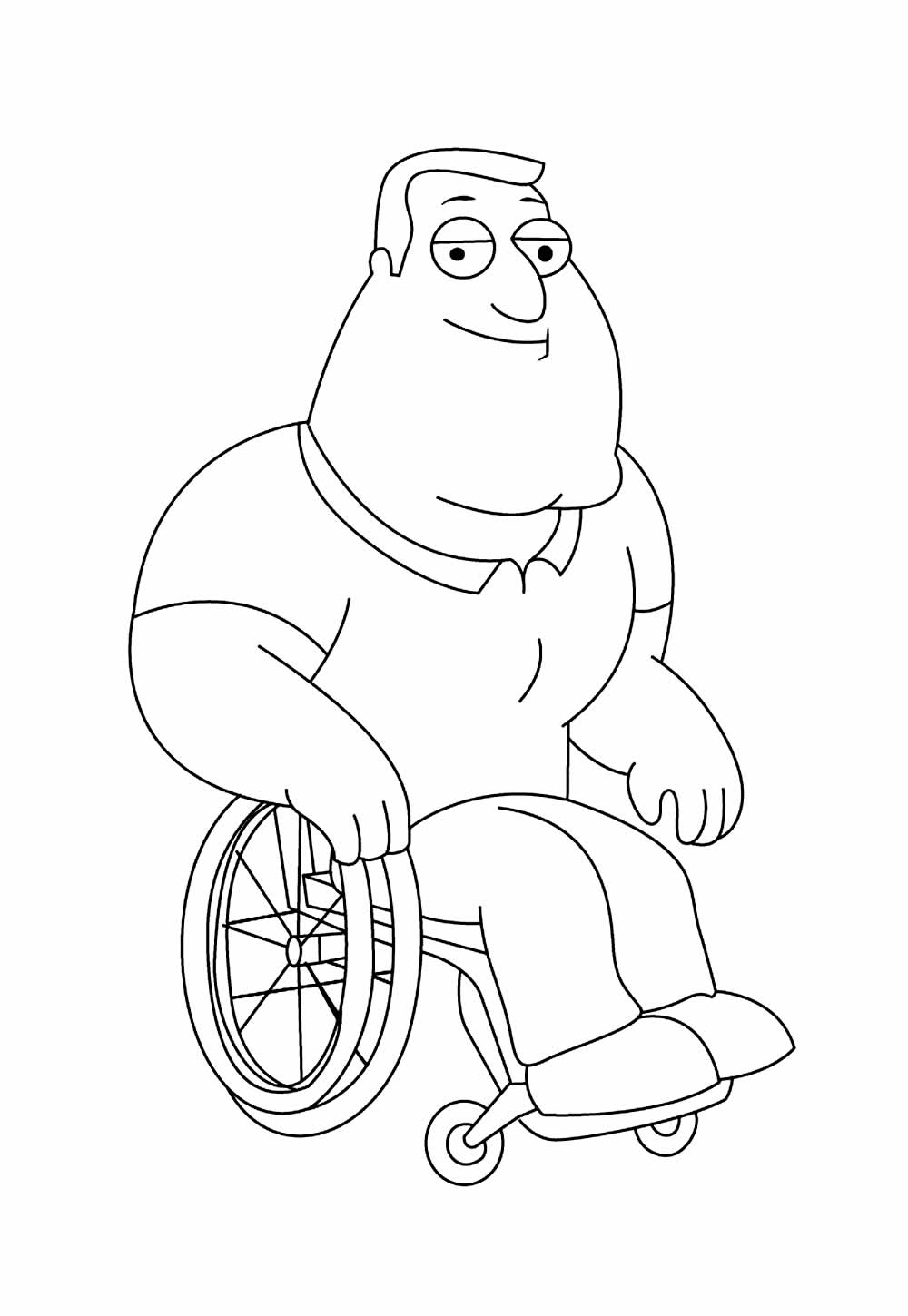 Desenho de Family Guy para colorir