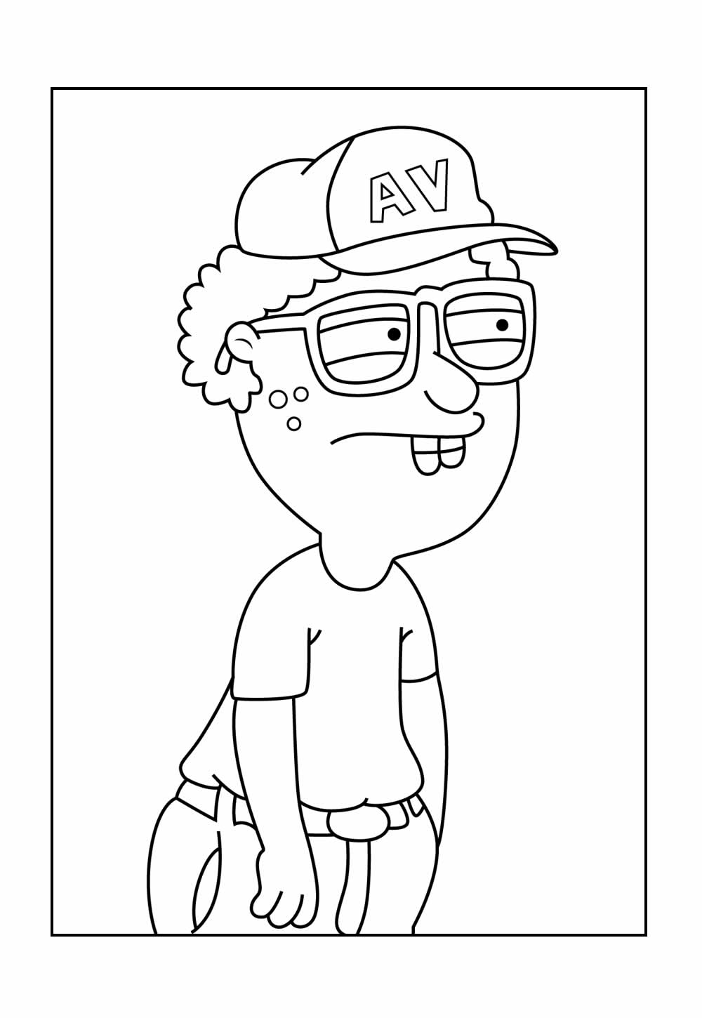 Desenho de Family Guy para colorir