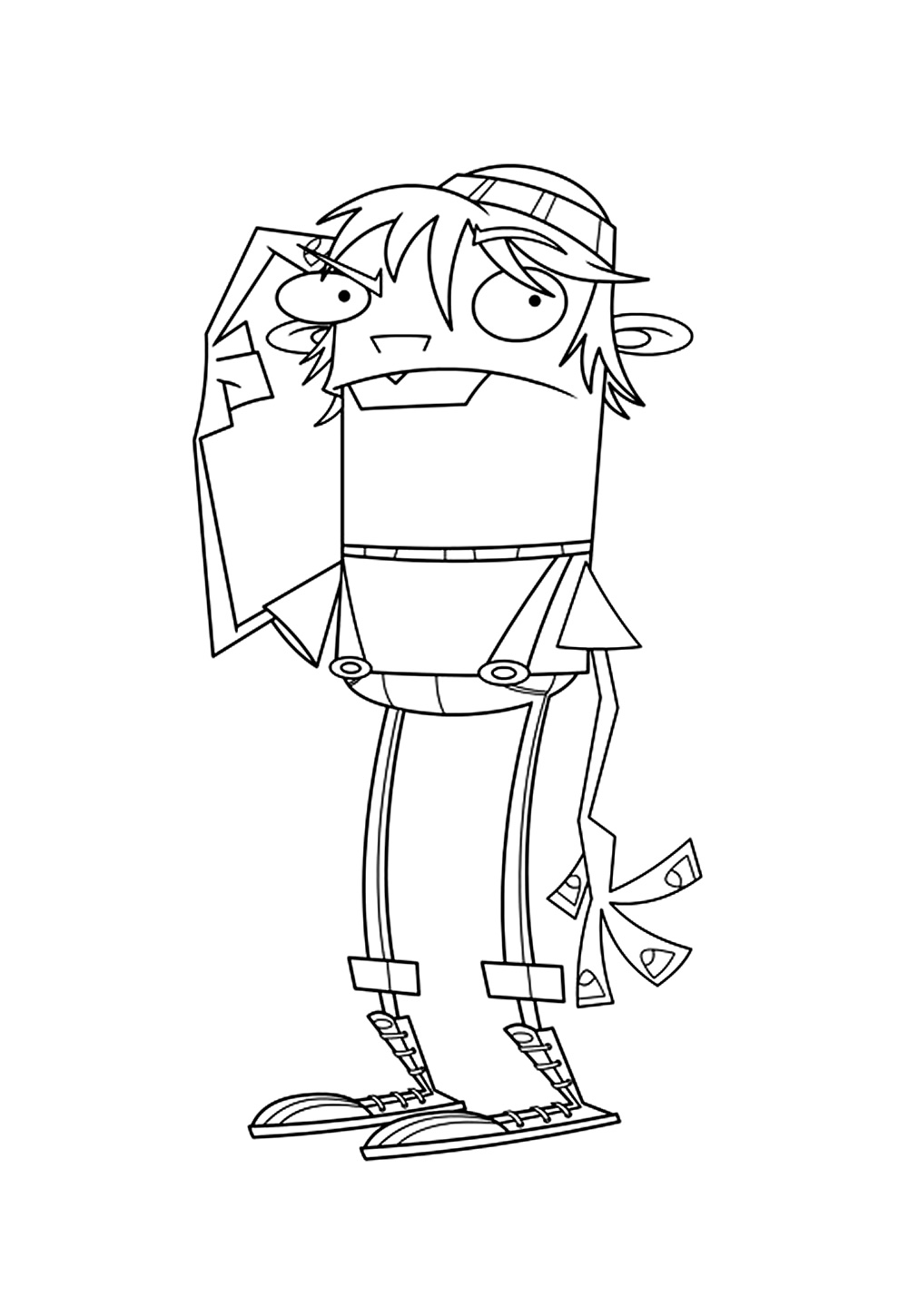 Fanboy e Chumchum para colorir