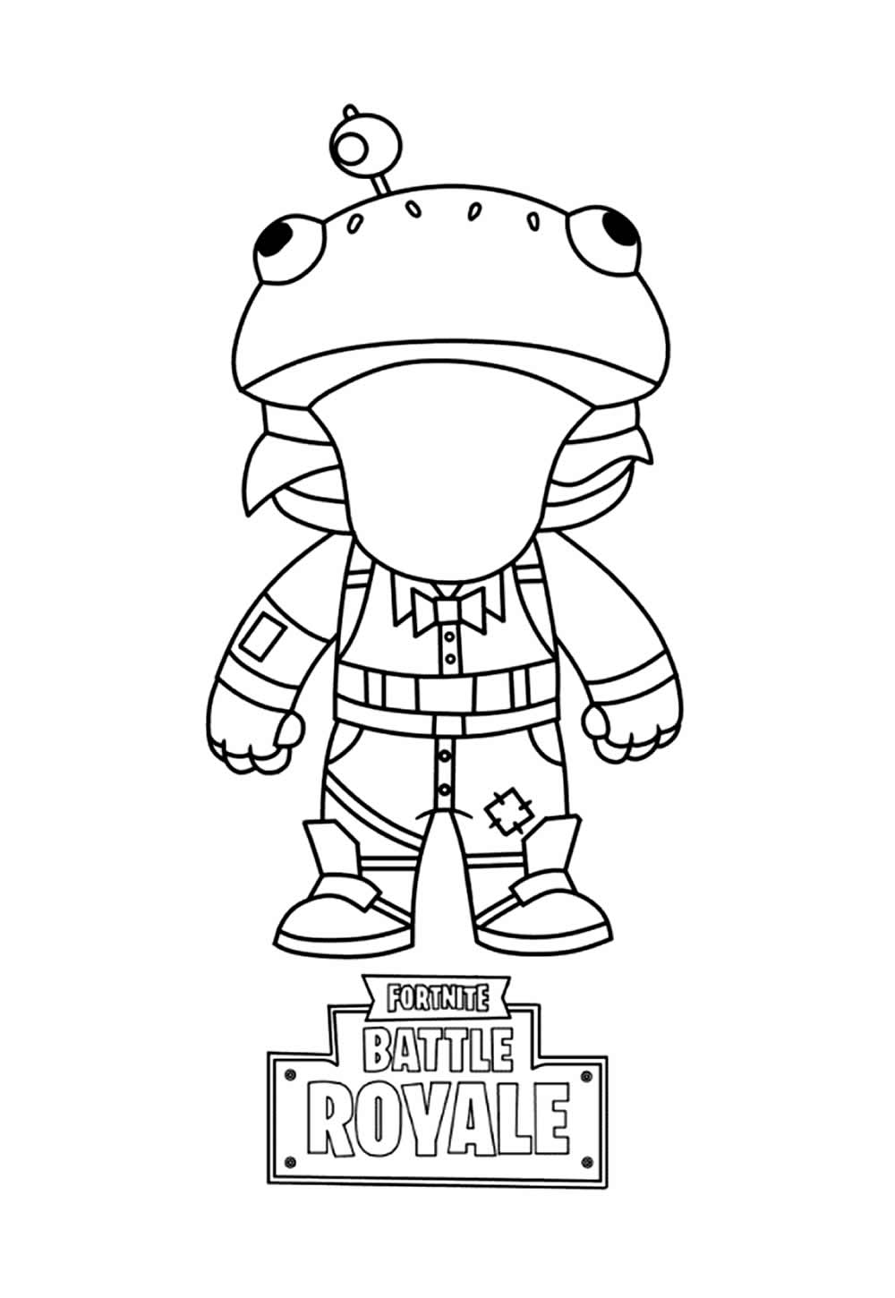 Desenho de Fortnite Baby