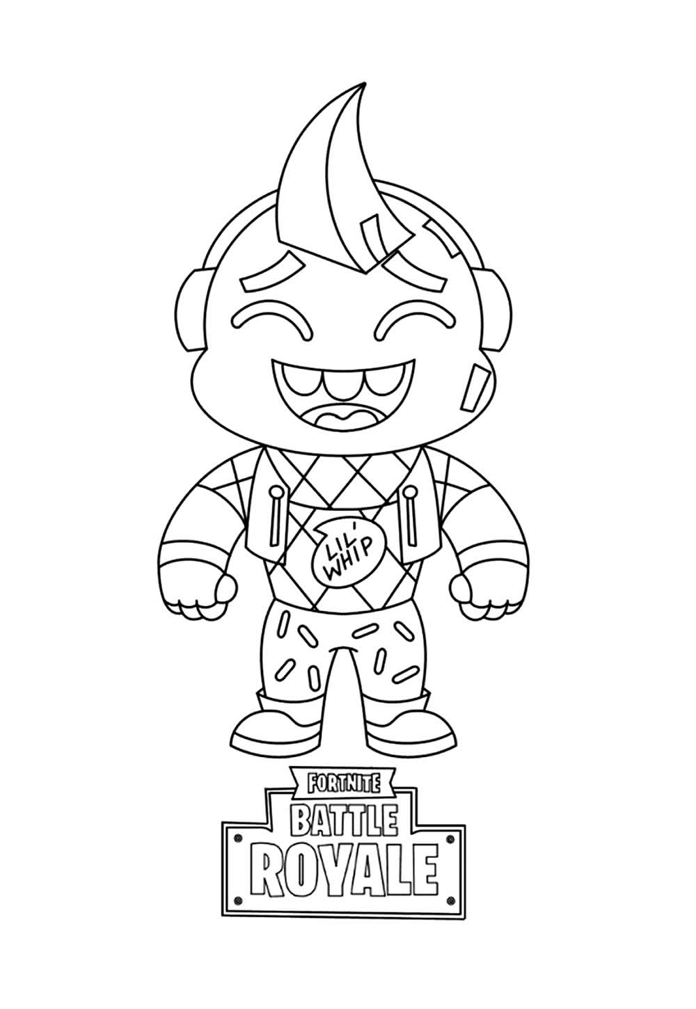 Desenhos Fortnite Baby Colorir