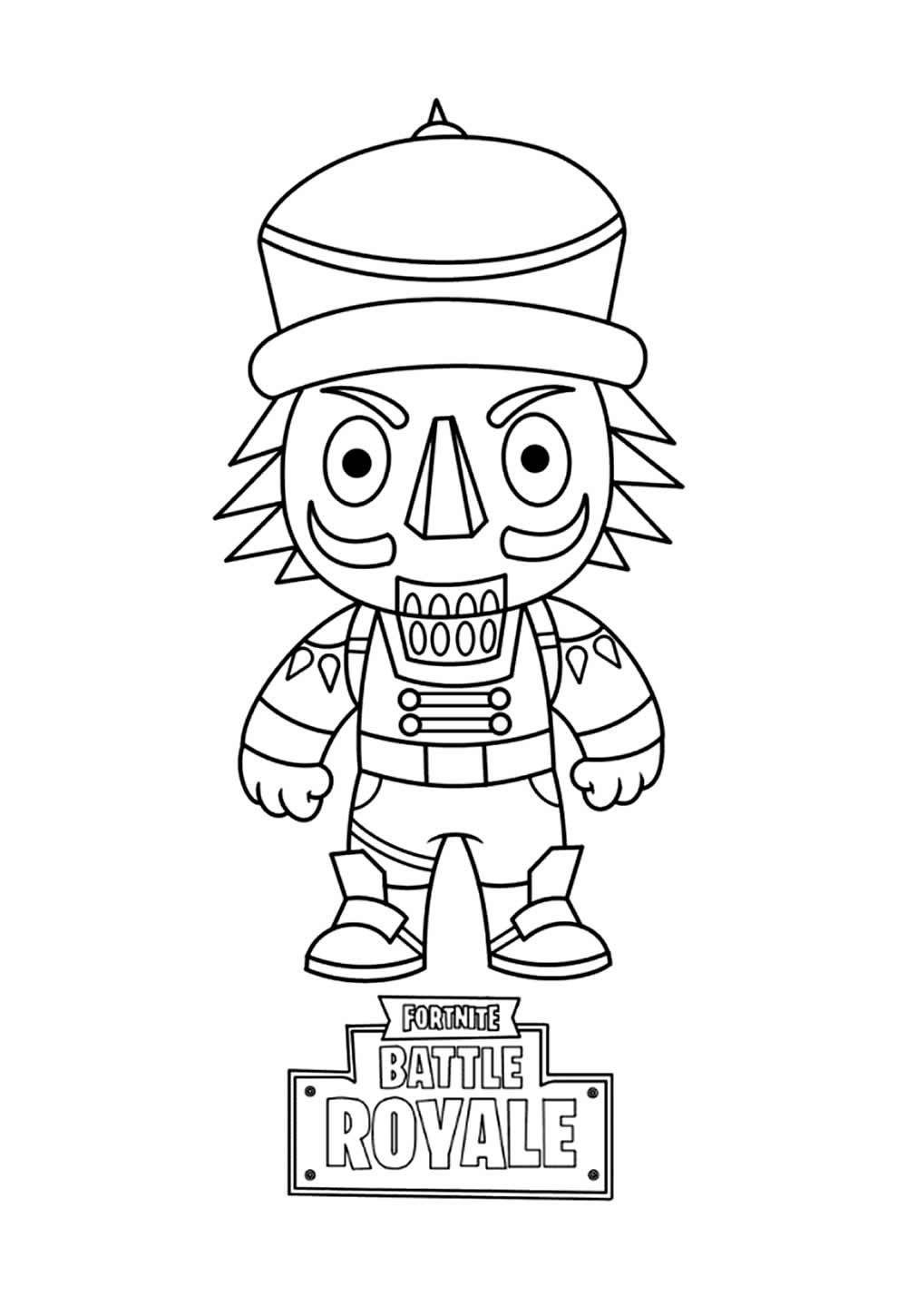 Desenho de Fortnite Baby para colorir