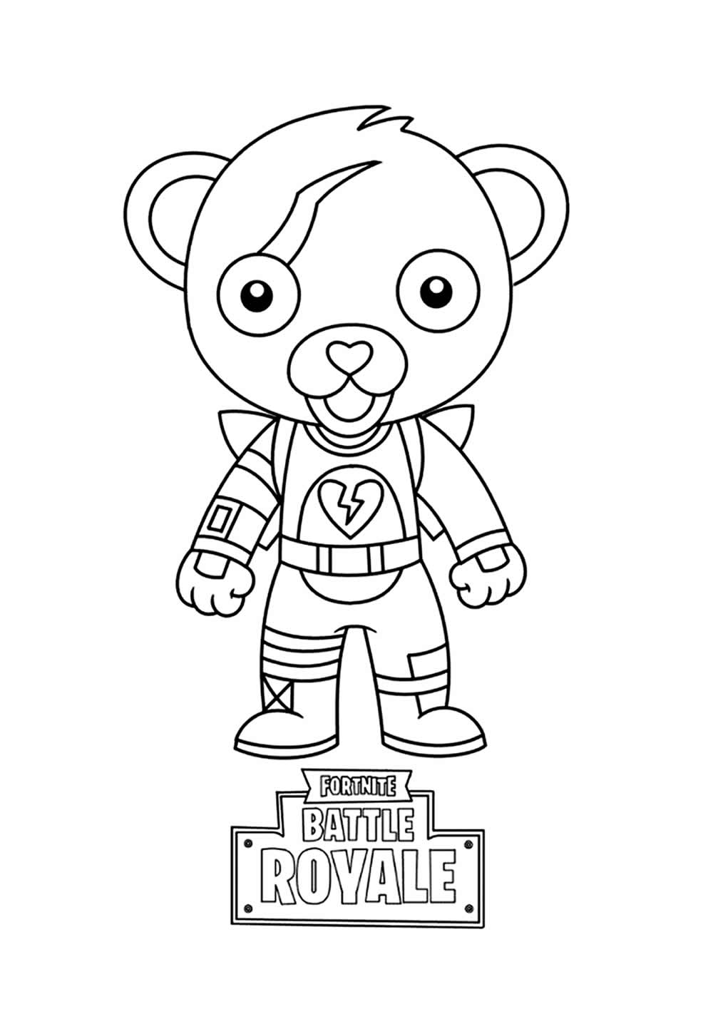 Fortnite Baby para colorir