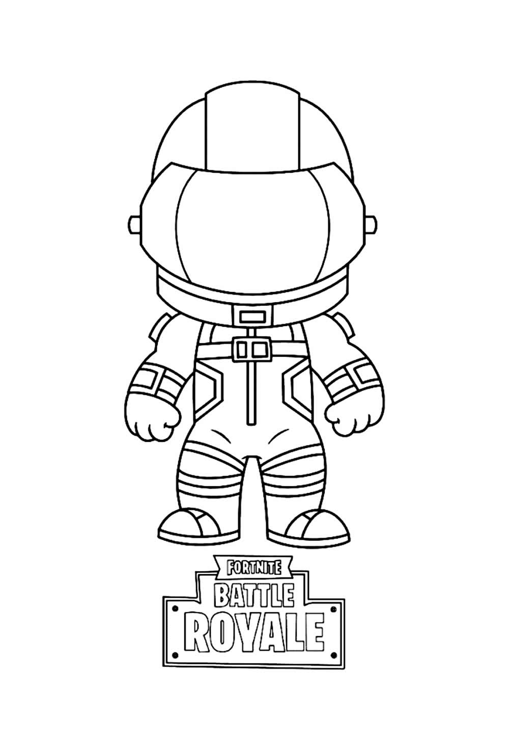 Fortnite Baby para pintar