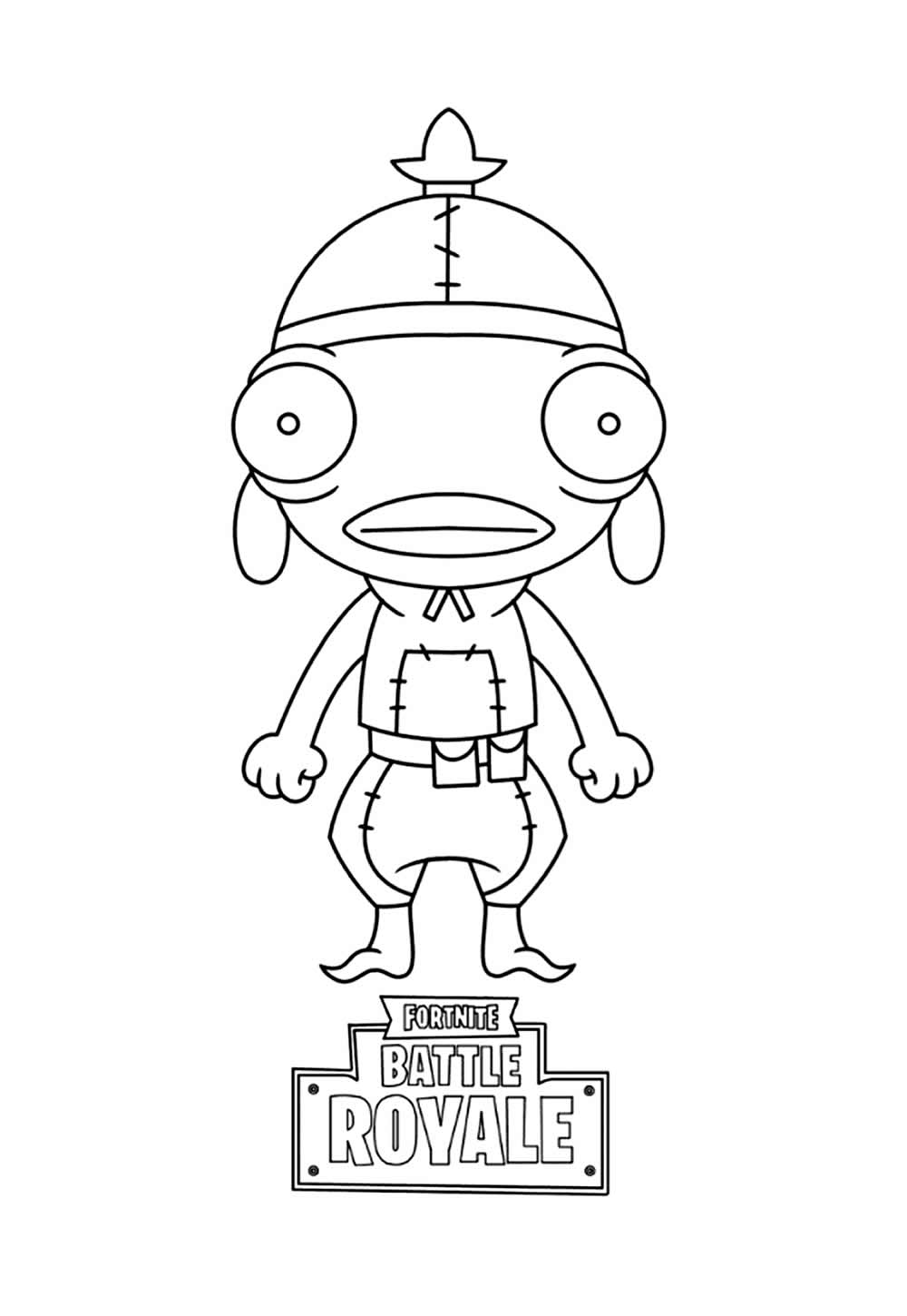 Desenhos Fortnite Baby para imprimir e colorir