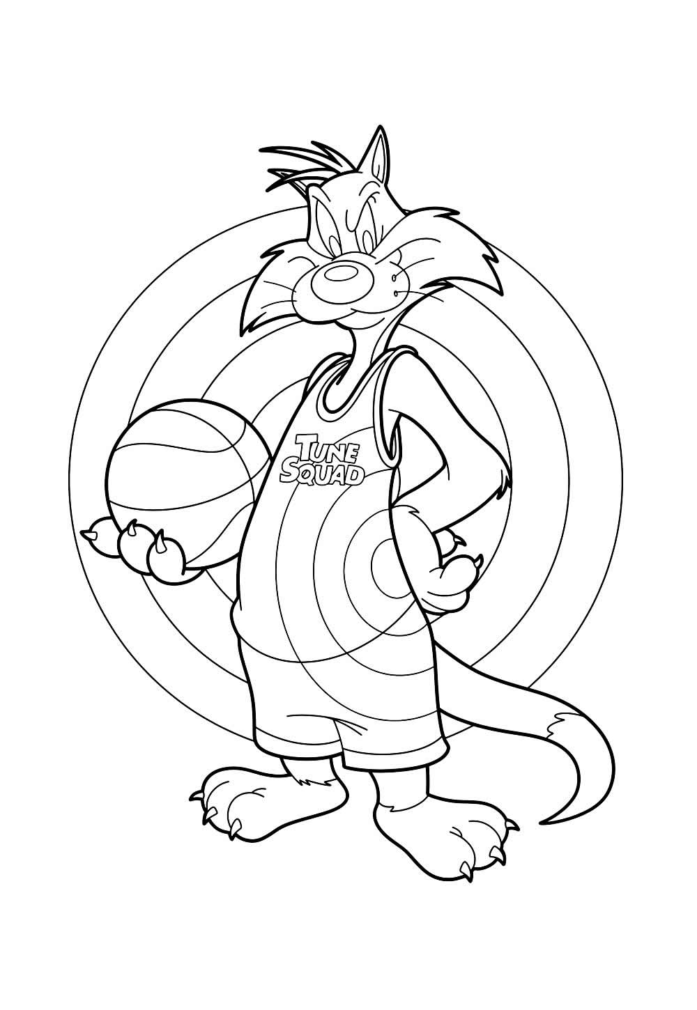 Desenhos Frajola Colorir