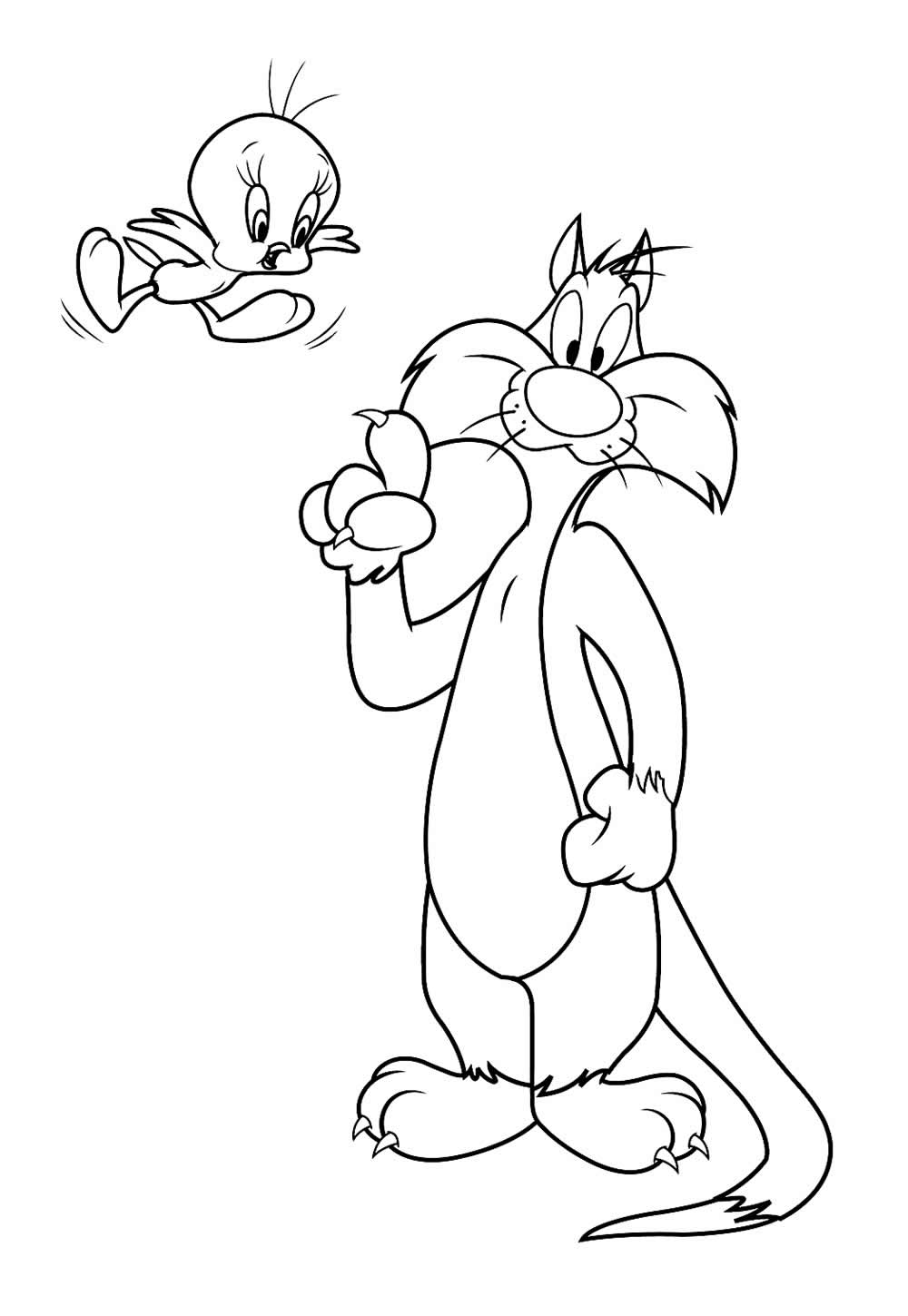 Desenhos Frajola Pintar