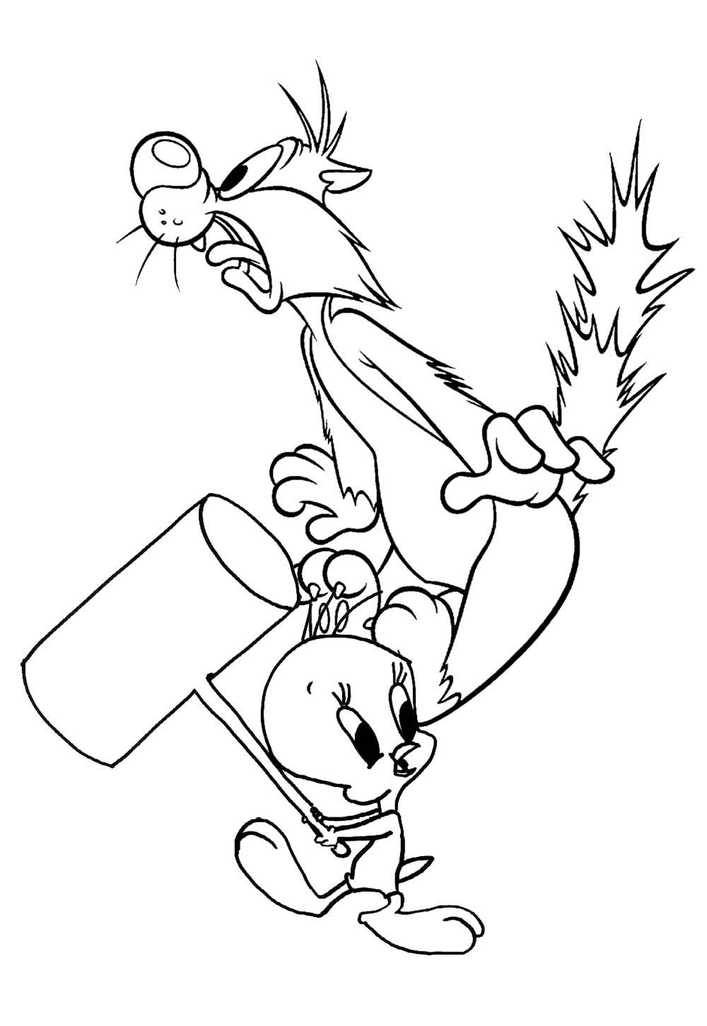 Desenho de Frajola para Colorir