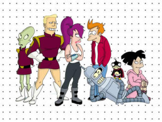 Desenhos de Futurama para colorir