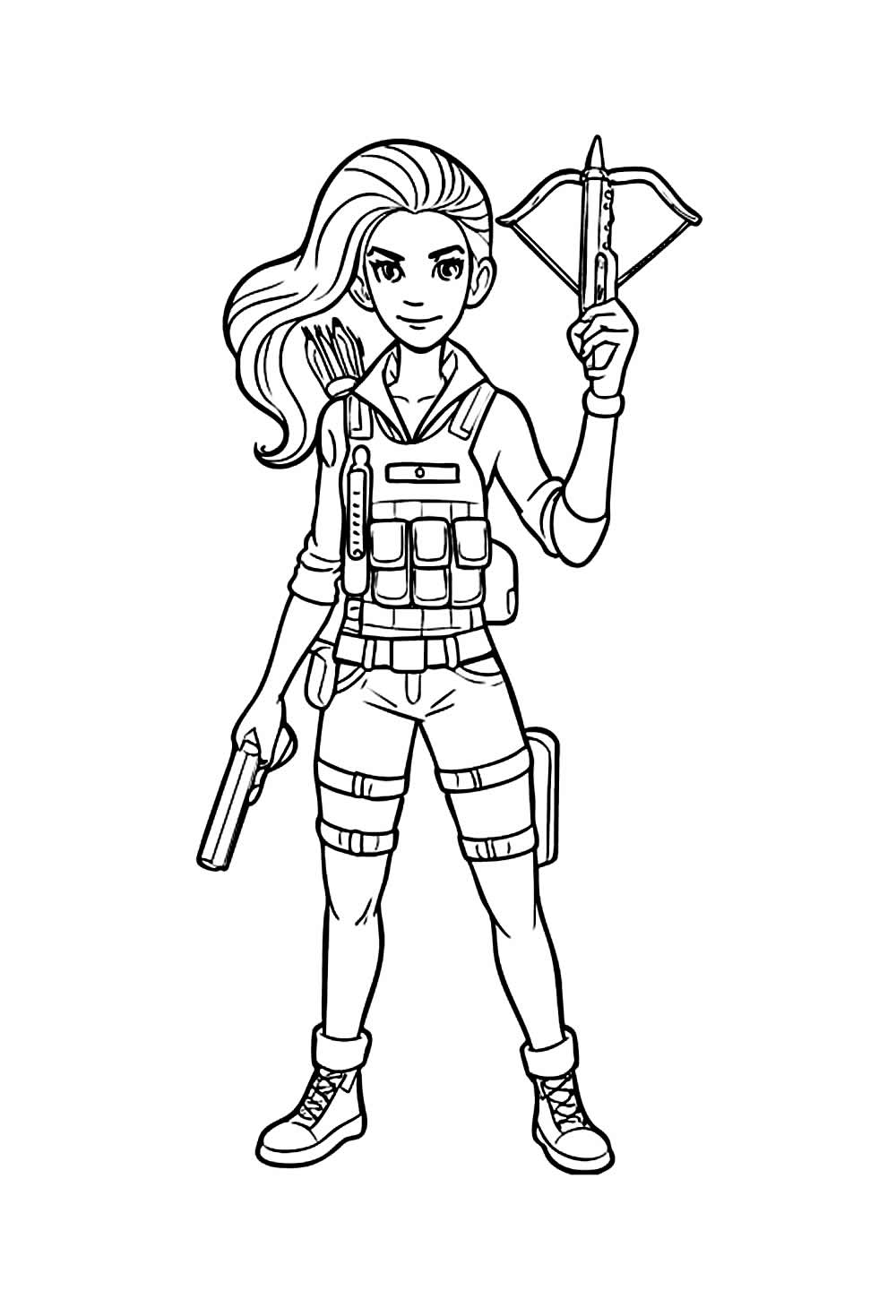 Desenho de GI Joe para pintar