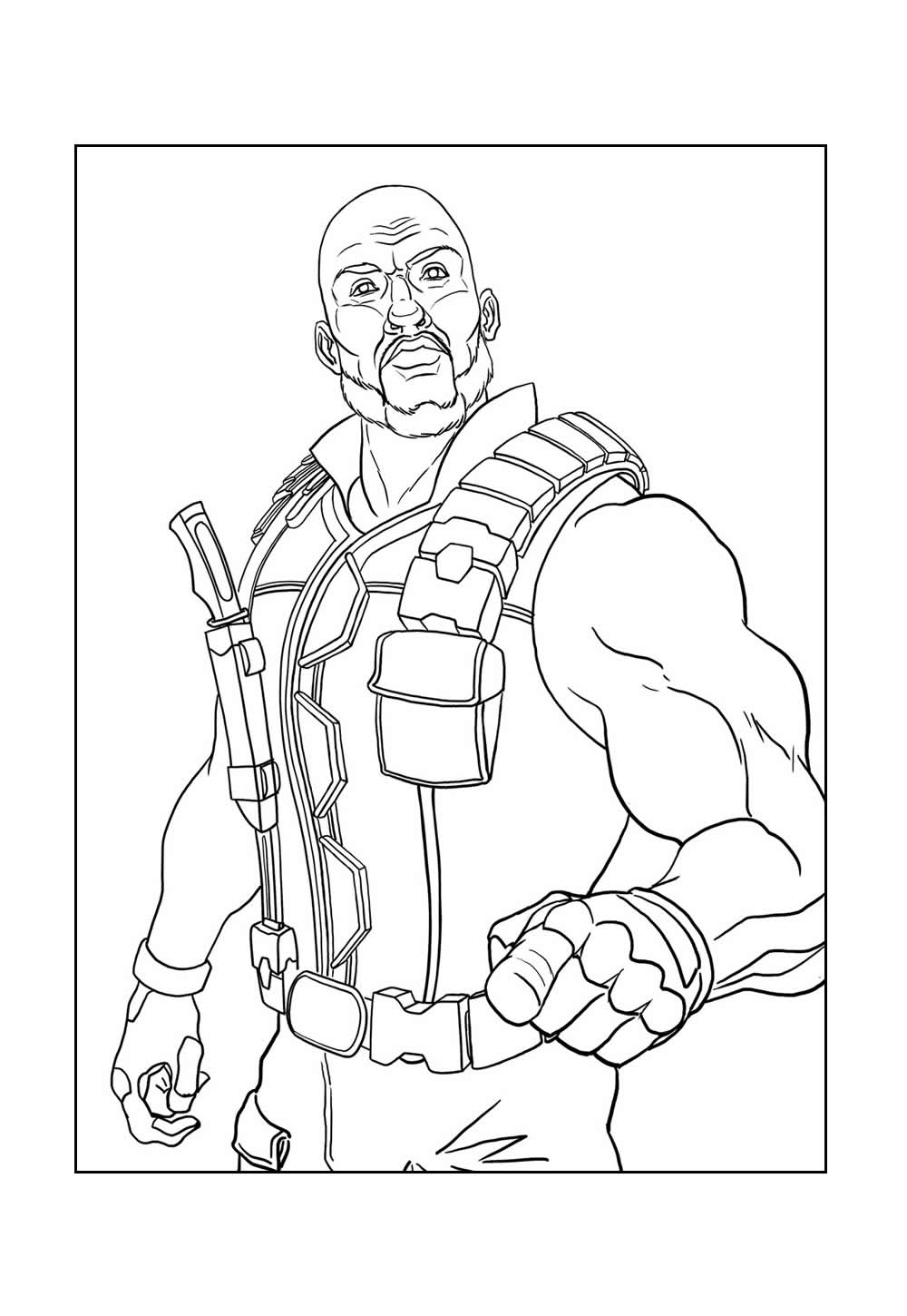 Desenho GI Joe Colorir