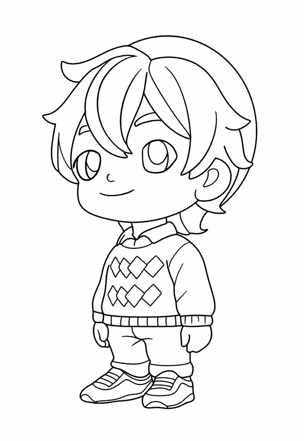 Desenho das Guerreiras do K-Pop Baby para colorir - Baby Saja