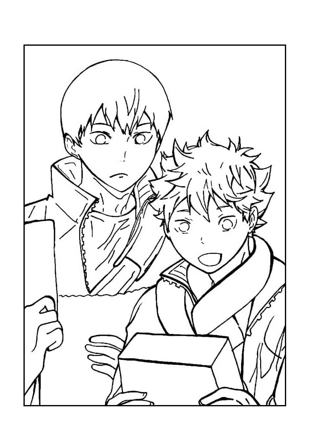 Desenho do anime Haikyuu