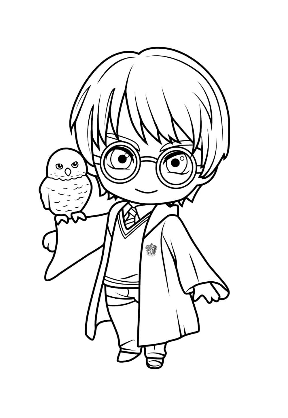 Desenho de Harry Potter Baby