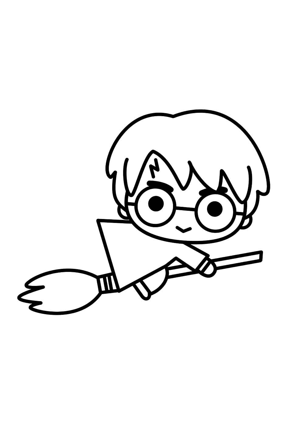 Harry Potter Baby para colorir e pintar