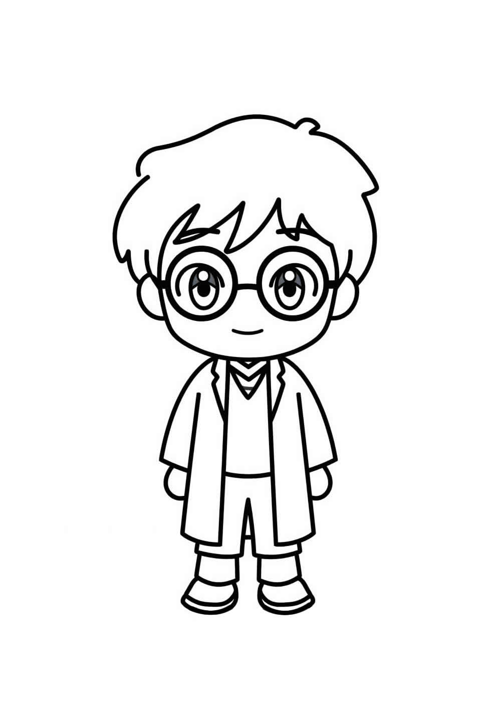 Desenho de Harry Potter Baby