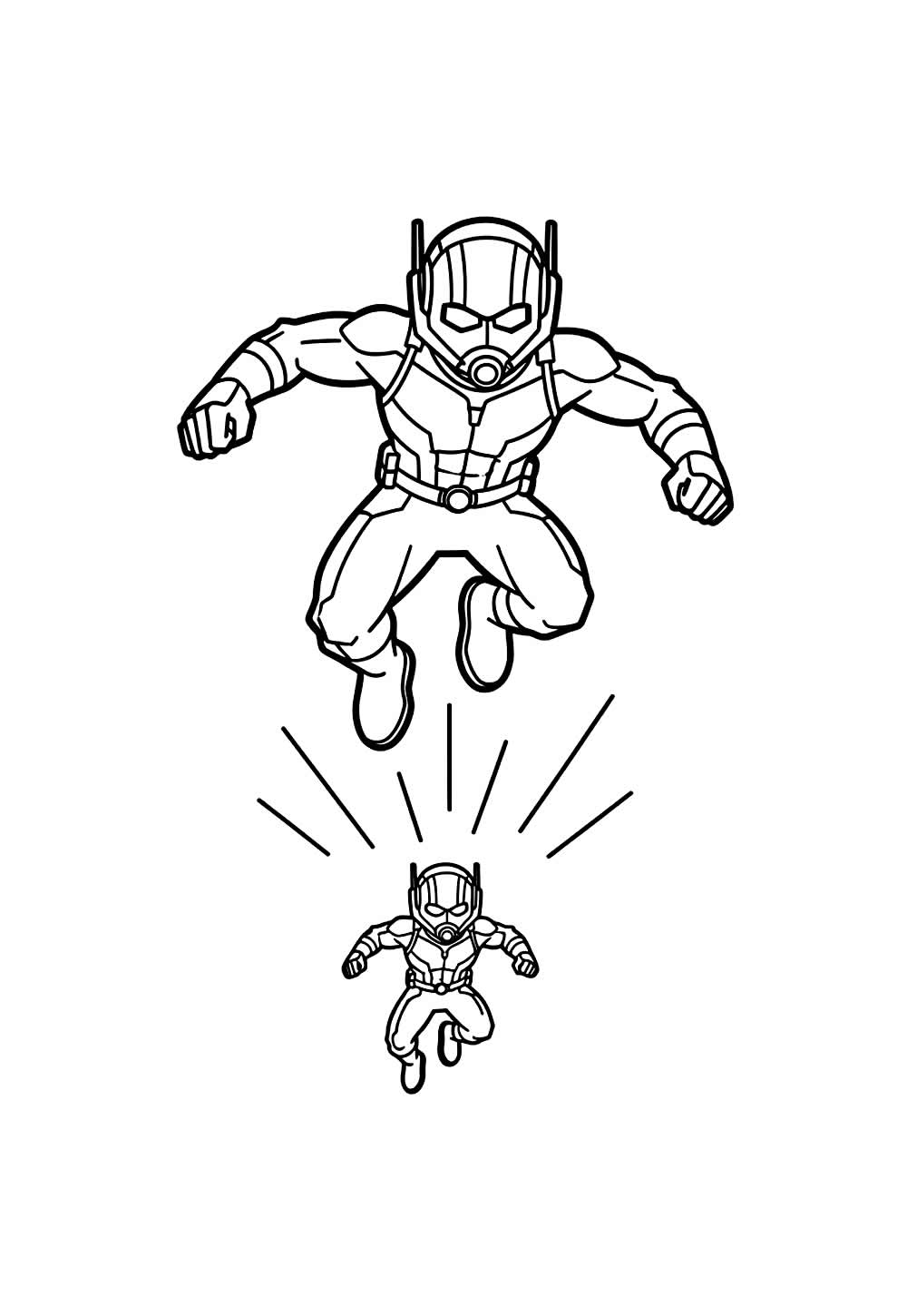 Desenho do Homem-Formiga Baby