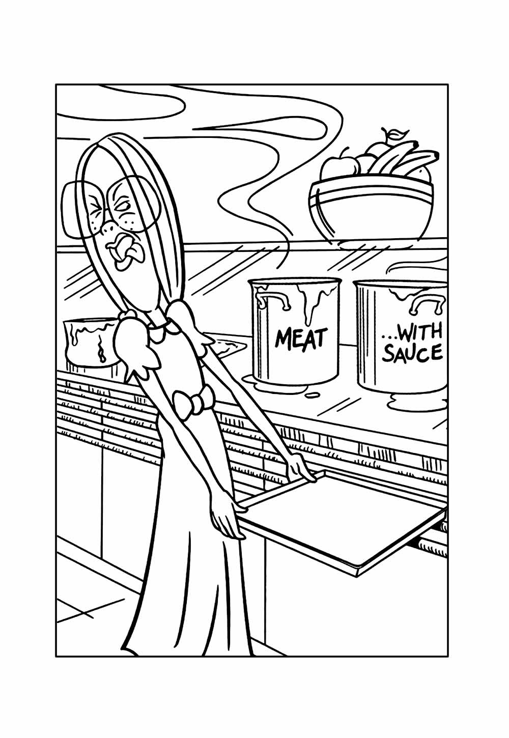 Desenho de Hora do Recreio para colorir