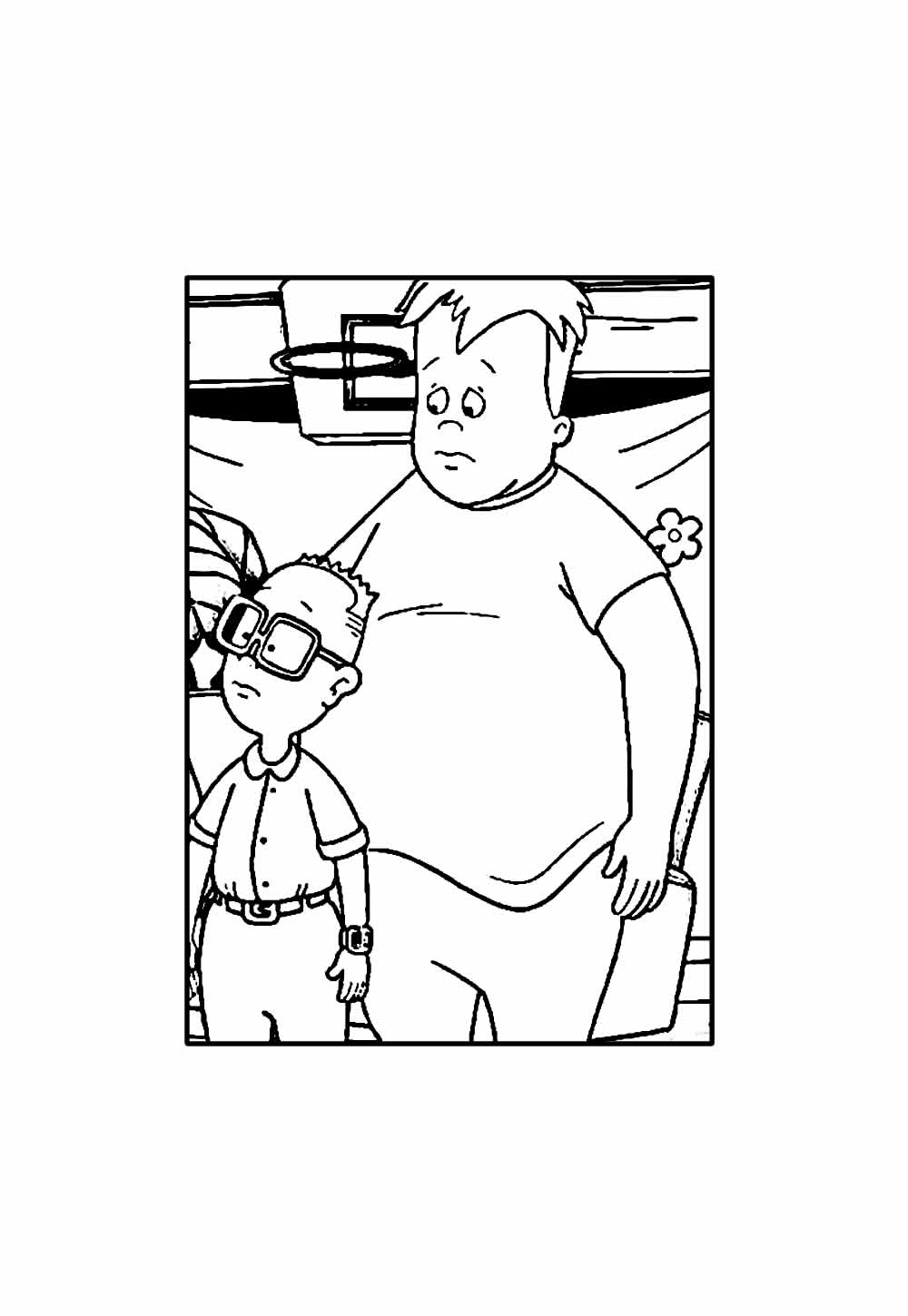 Hora do Recreio para colorir