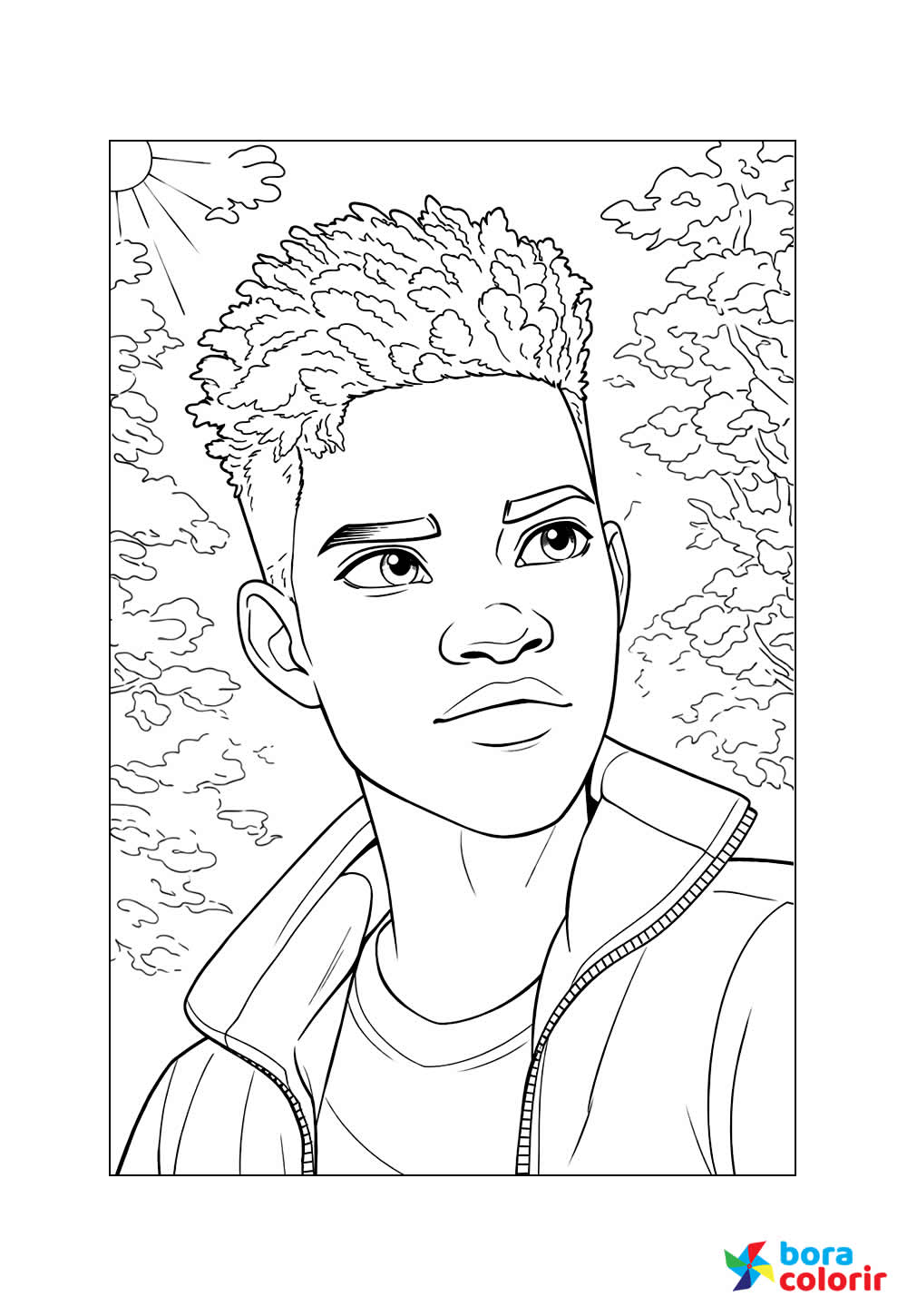 Jurassic World para colorir