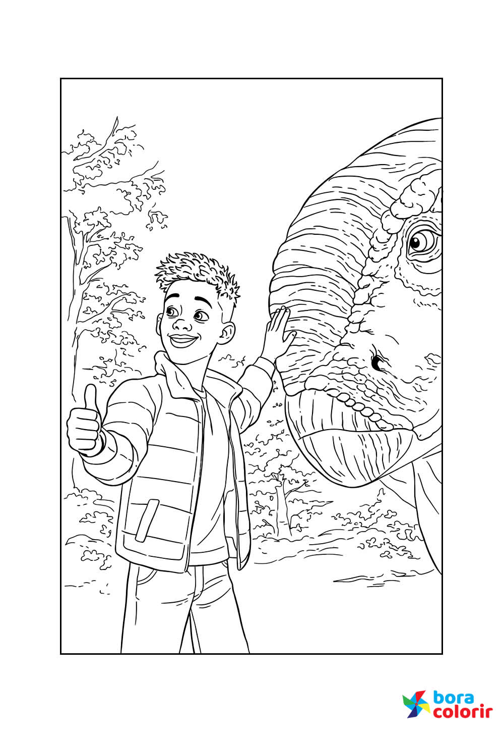 Desenho de Jurassic World