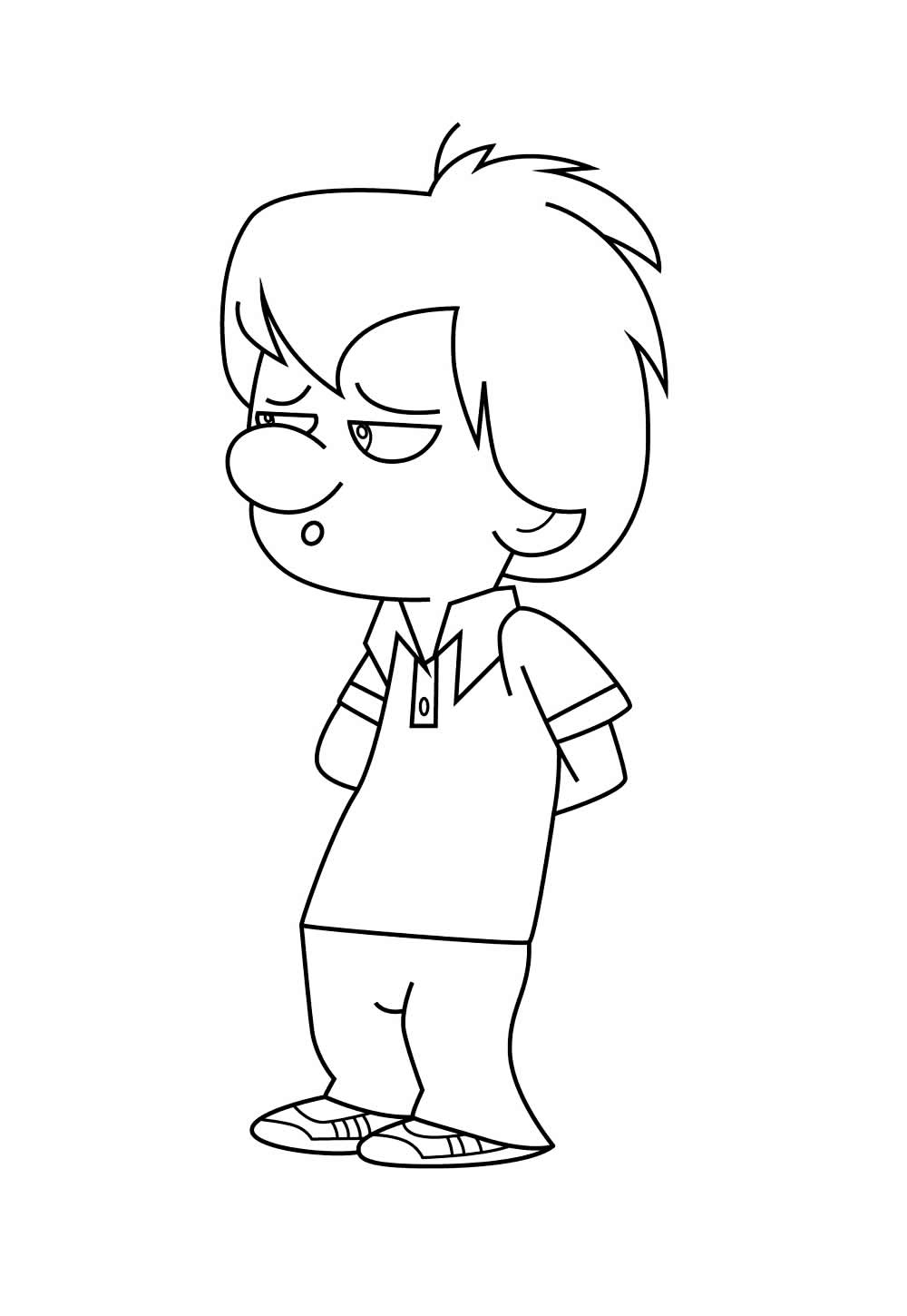 Kick Buttowski para colorir