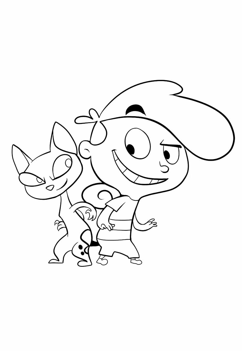Desenho de Kid vs Kat