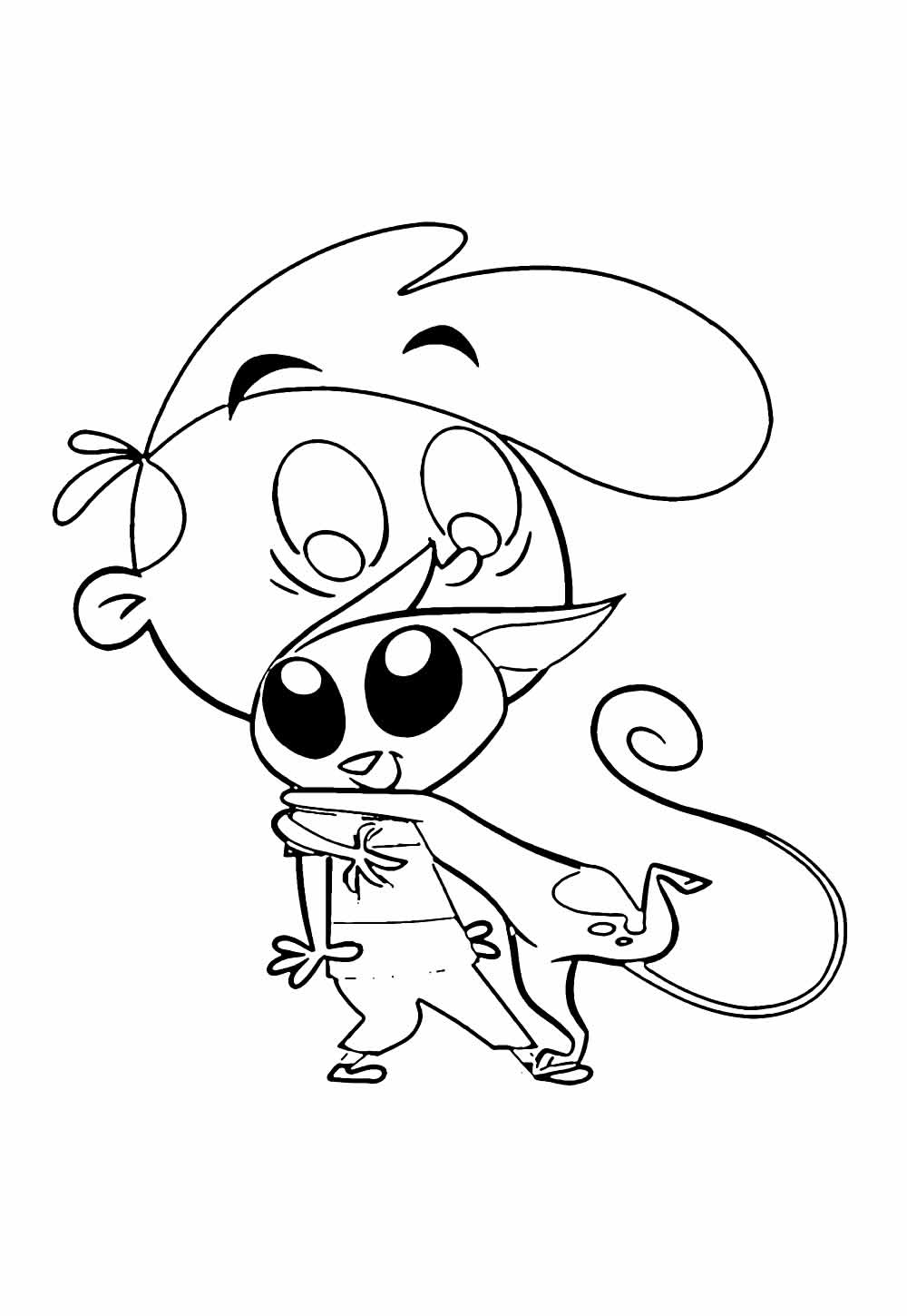 Desenho de Kid vs Kat para colorir