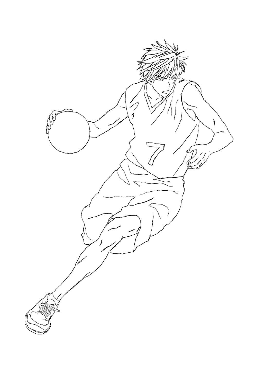 Desenho de Kuroko no Basket para colorir