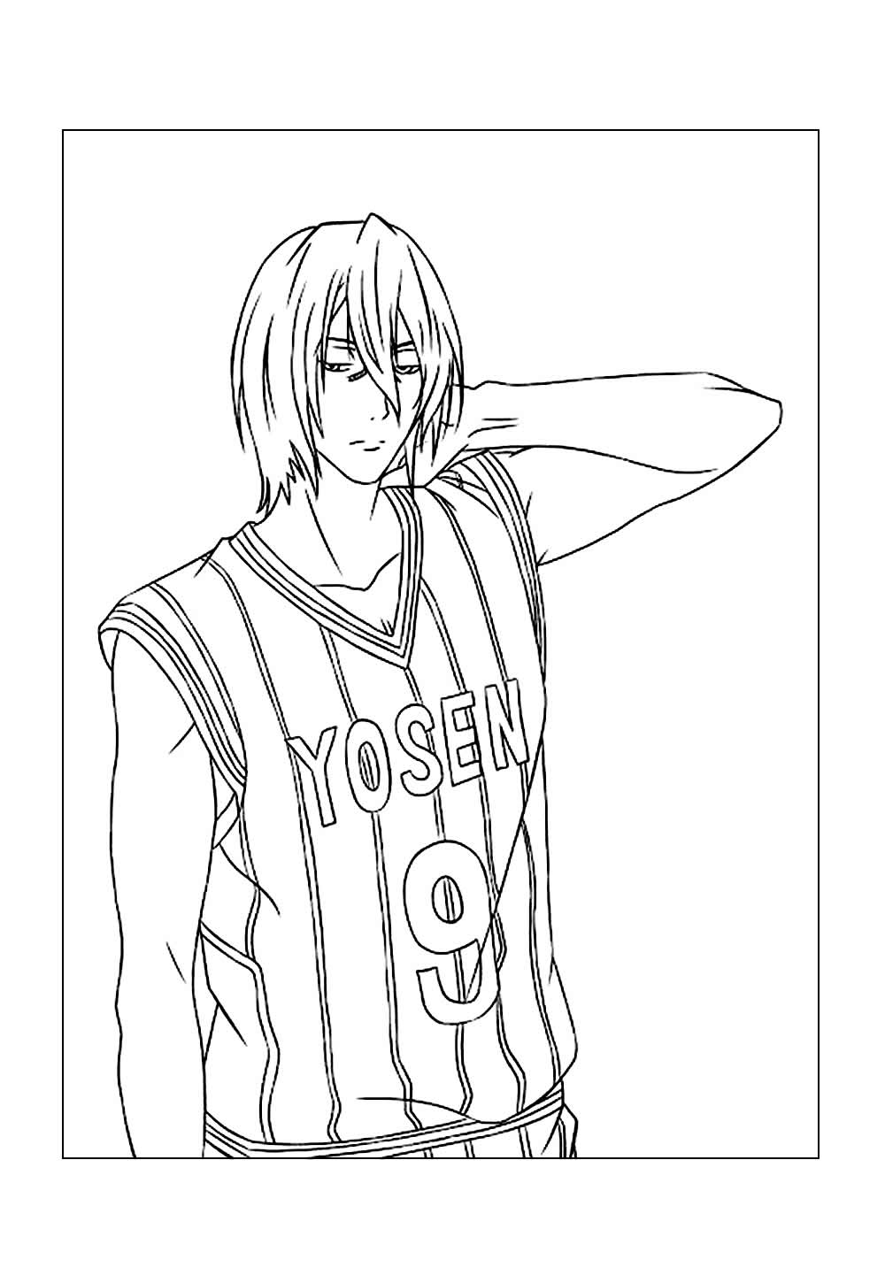 Desenho de Kuroko no Basket para colorir