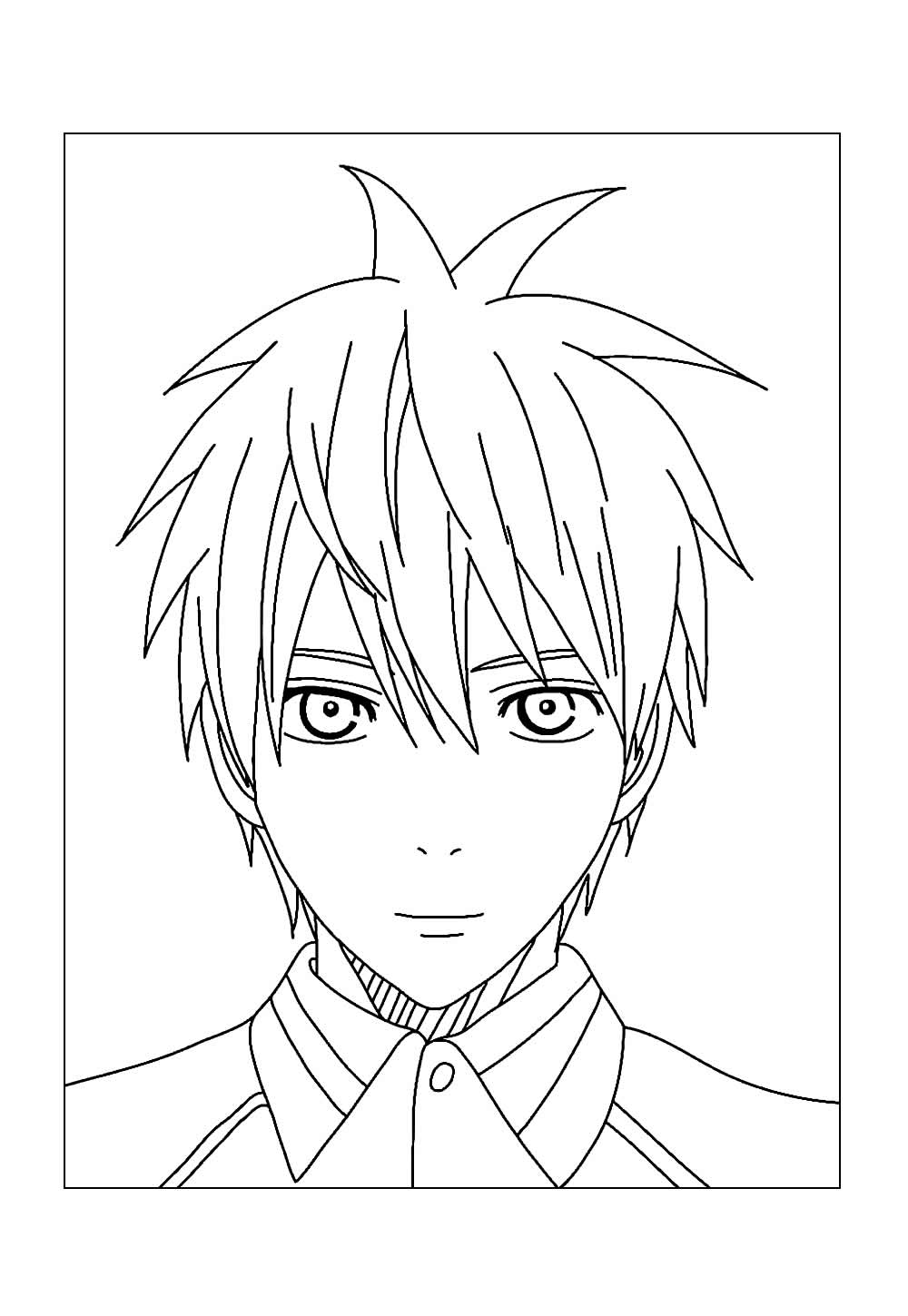 Desenho de Kuroko no Basket para colorir