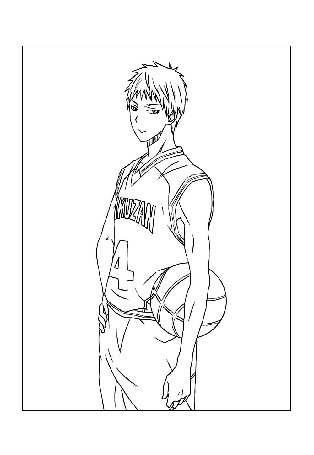 Desenho de Kuroko no Basket para colorir