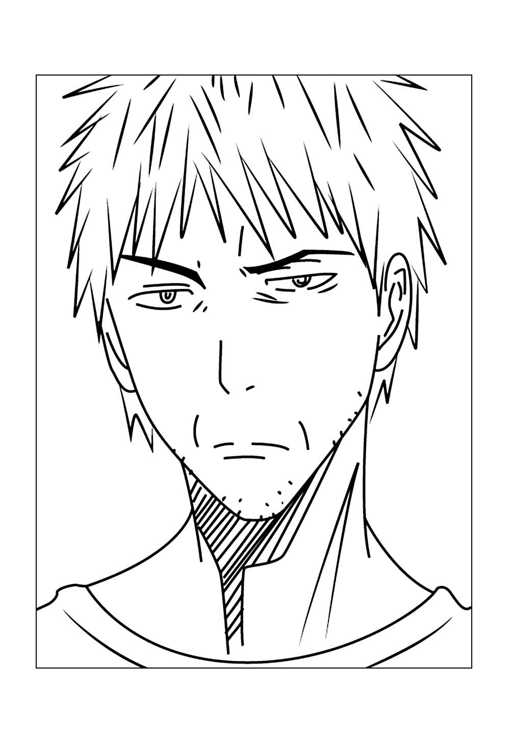Desenho de Kuroko no Basket para colorir