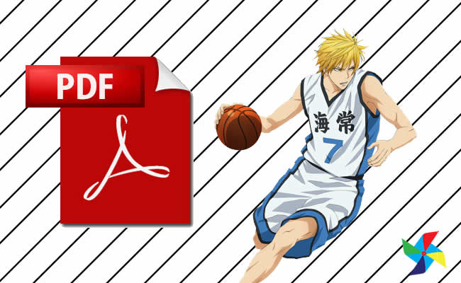 Desenhos de Kuroko no Basket em PDF