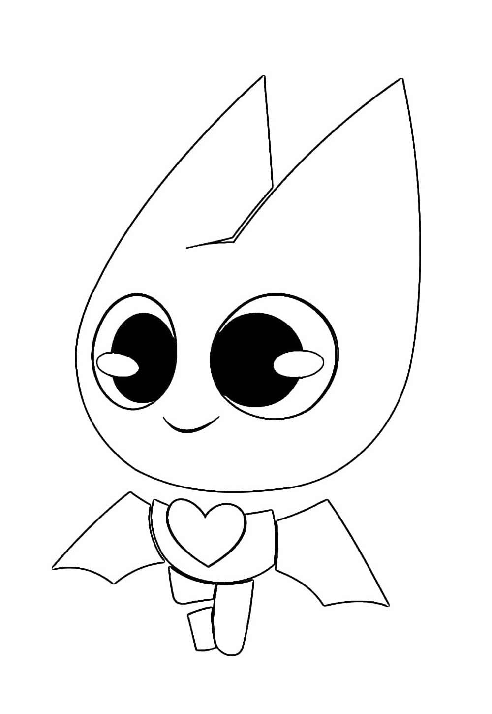 Desenho de Maomao para pintar e colorir