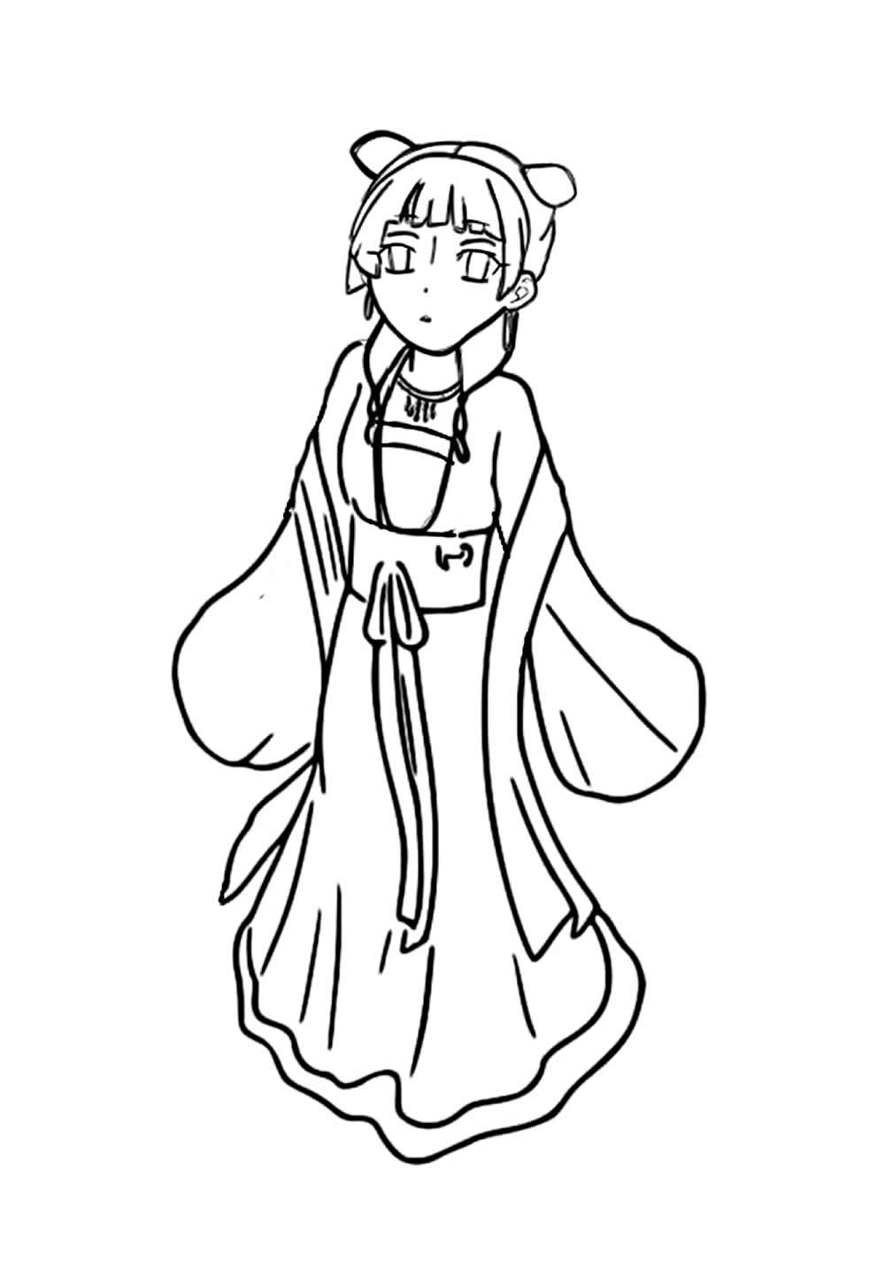 Desenhos de Maomao para pintar