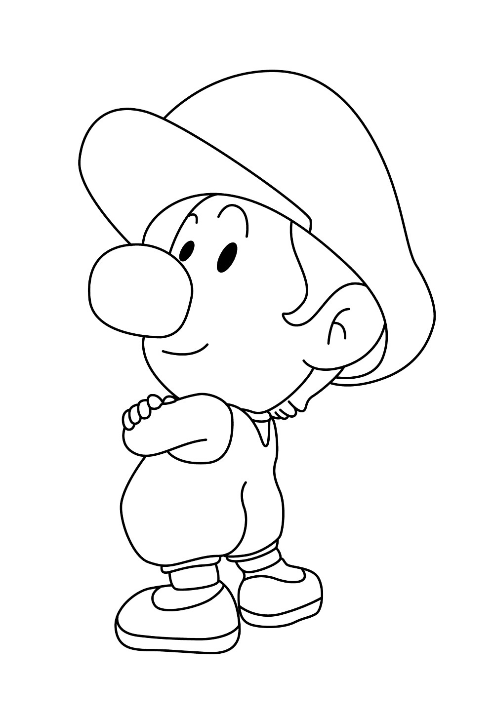 Luigi Baby para pintar