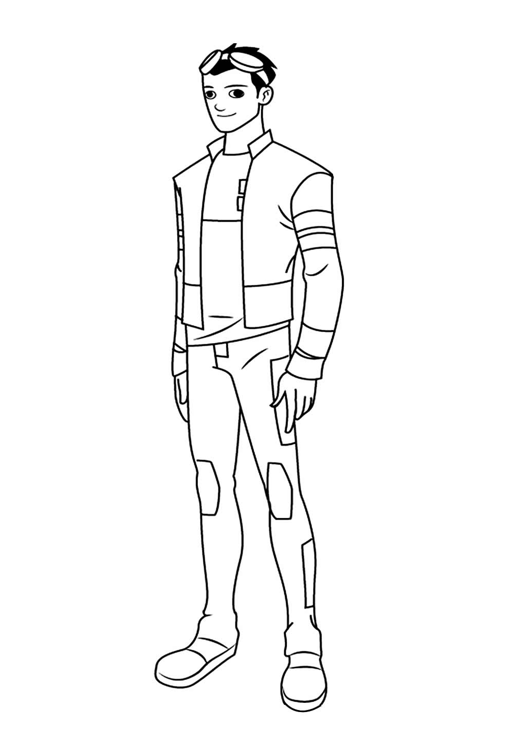 Desenho de Mutante Rex