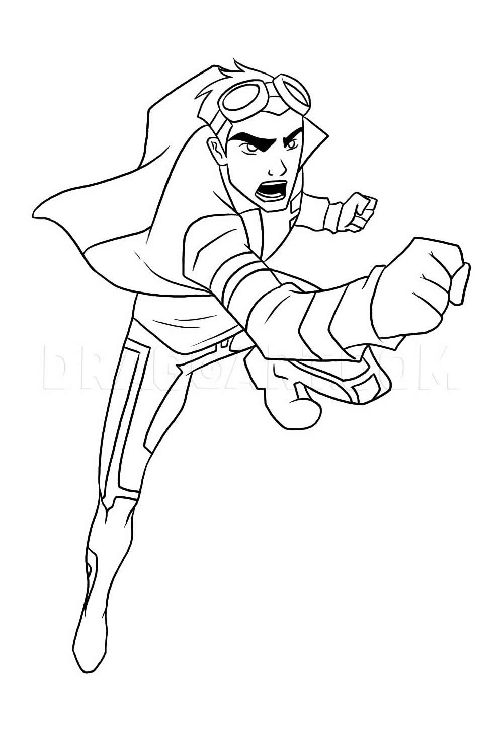 Desenho de Mutante Rex para colorir