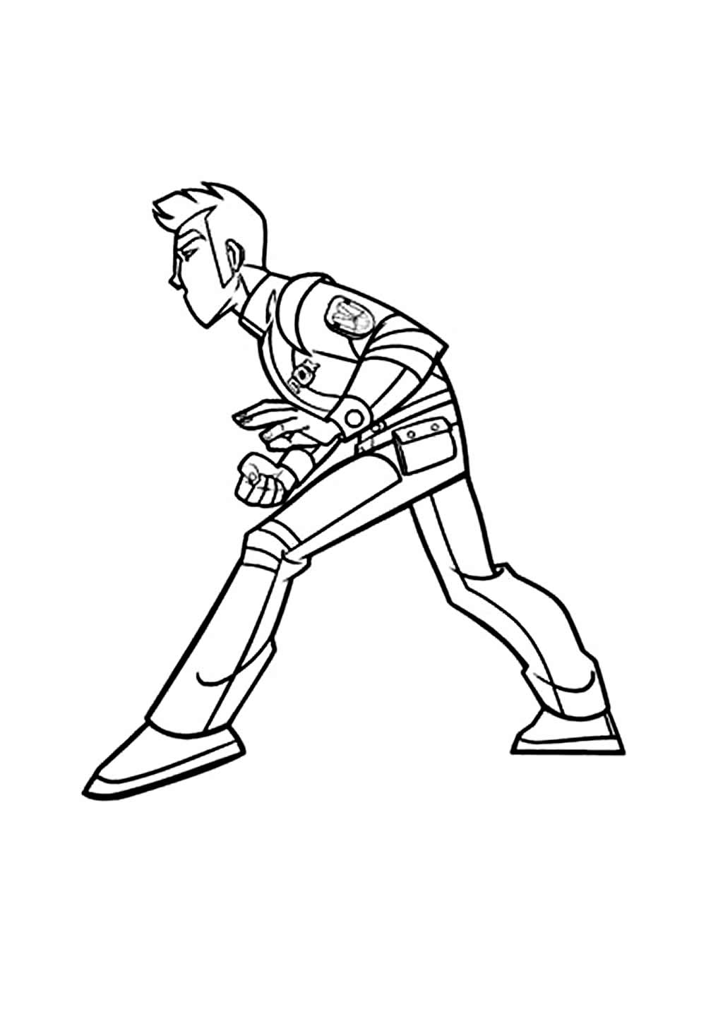 Mutante Rex para colorir