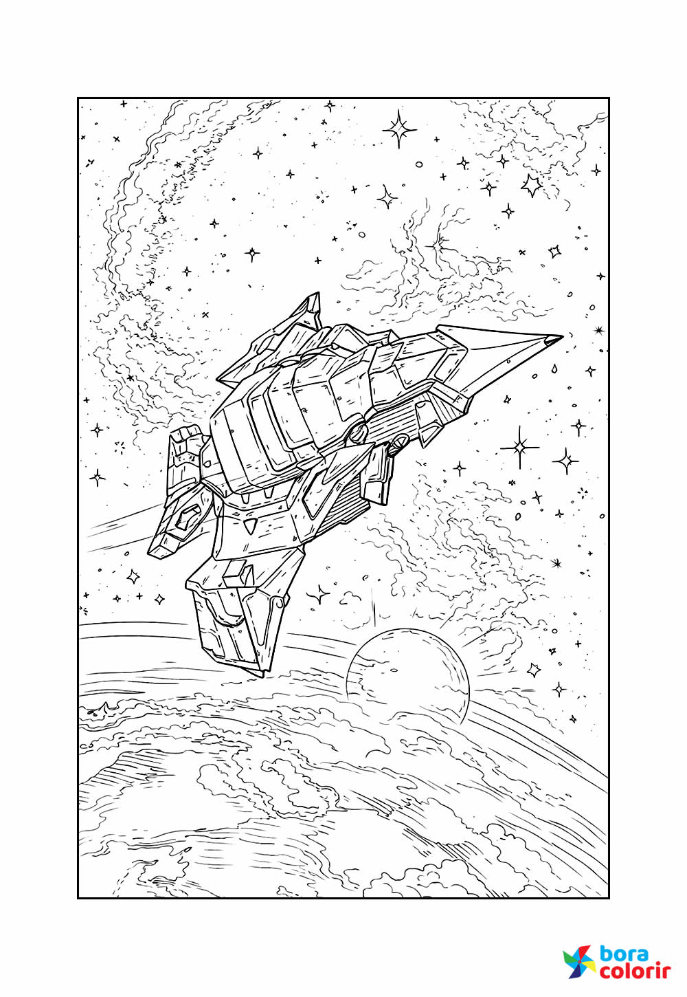 Desenho de Nave Espacial