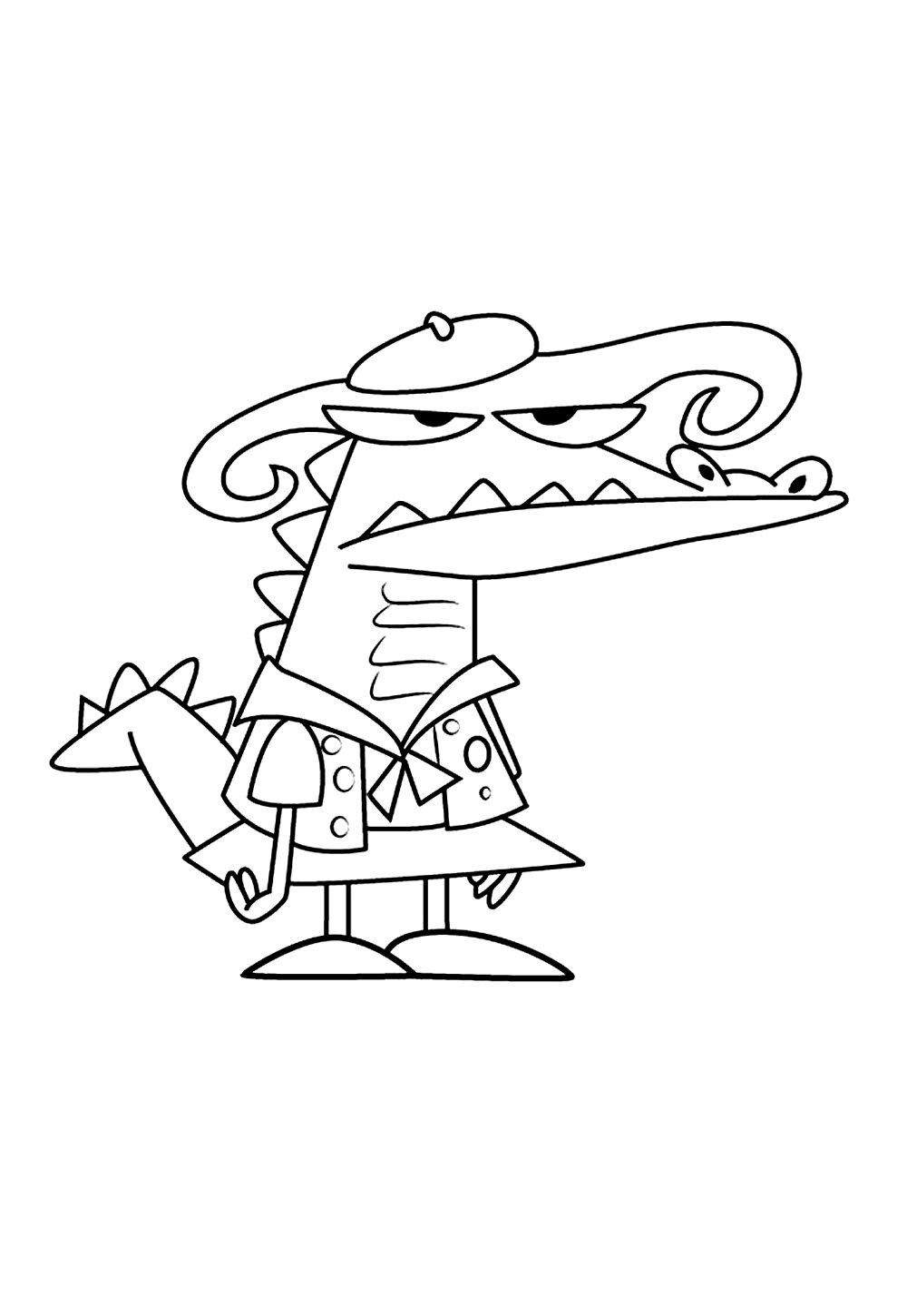 O Acampamentto de Lazlo para colorir