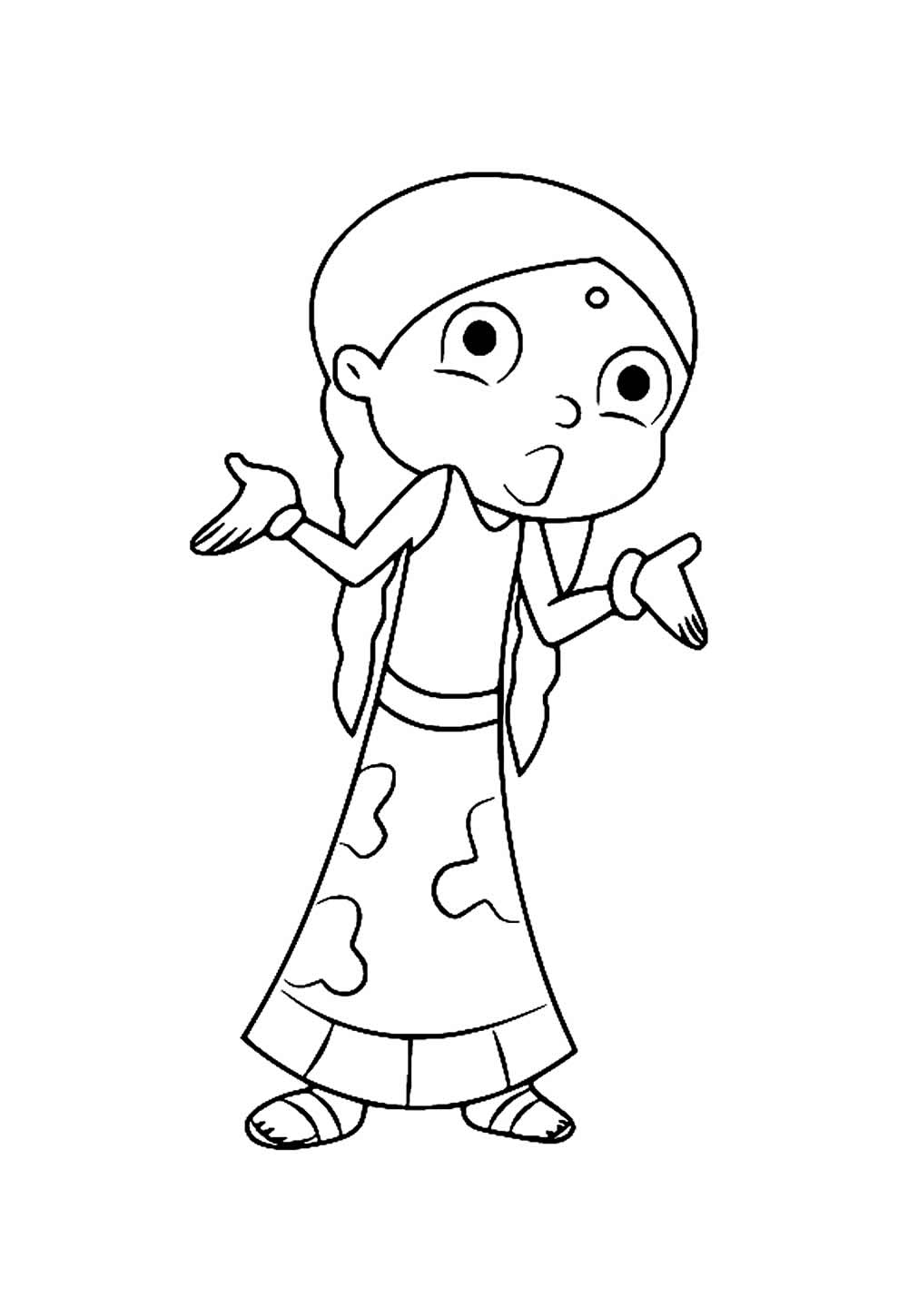 O Pequeno Poderoso Bheem para colorir