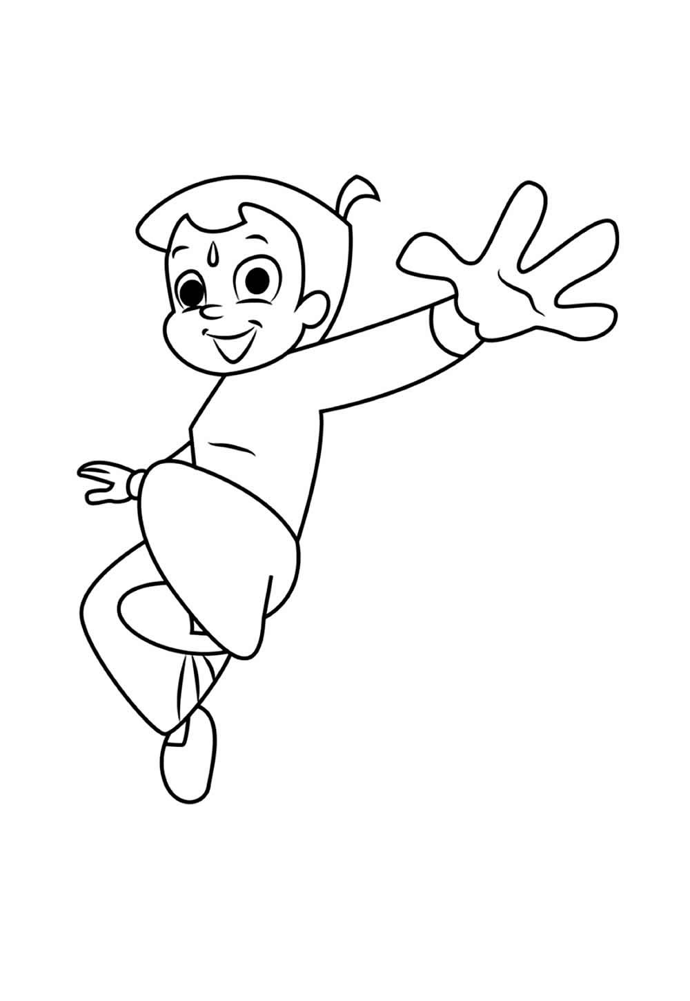 Desenho de O Pequeno Poderoso Bheem