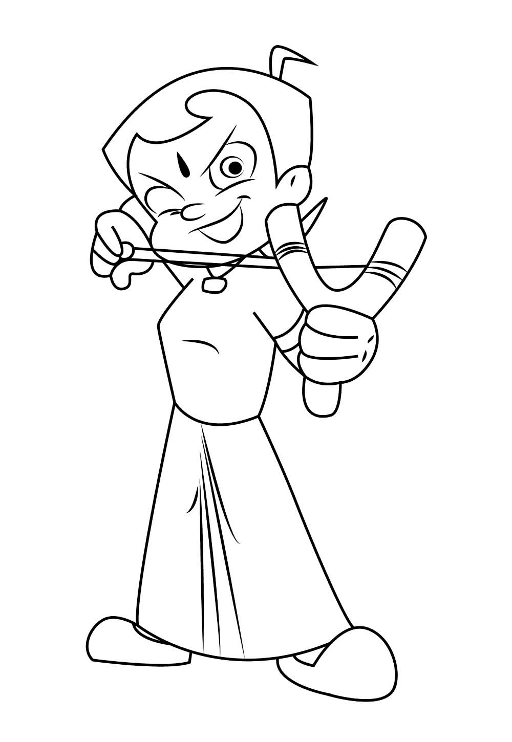 Desenho de O Pequeno Poderoso Bheem para colorir