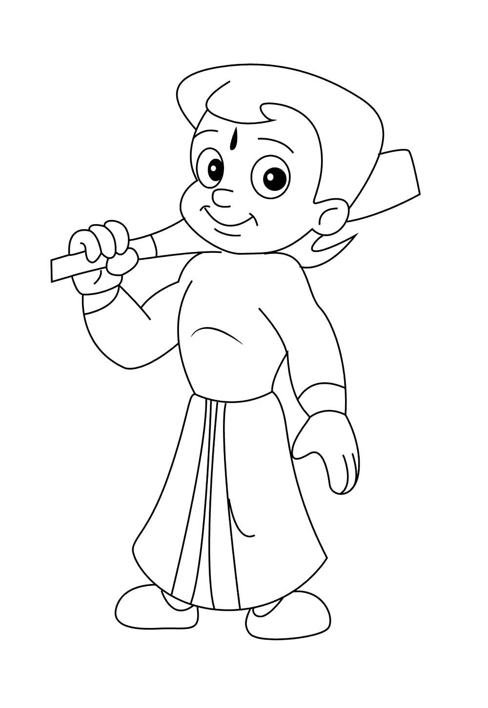 O Pequeno Poderoso Bheem para colorir