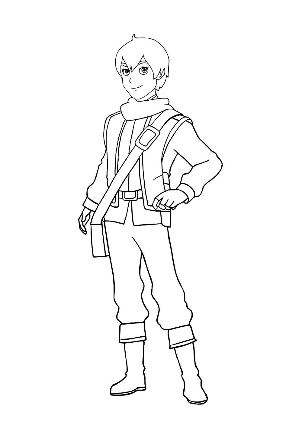 Desenho de O Príncipe Dragão para pintar