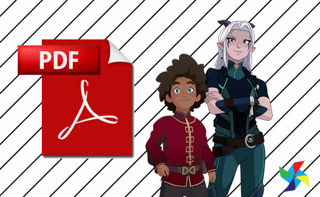 Desenho de O Príncipe Dragão em PDF