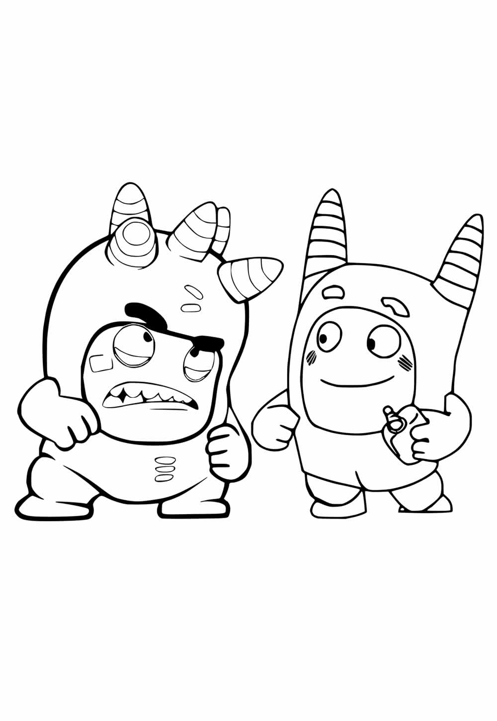 Desenho de Oddbods