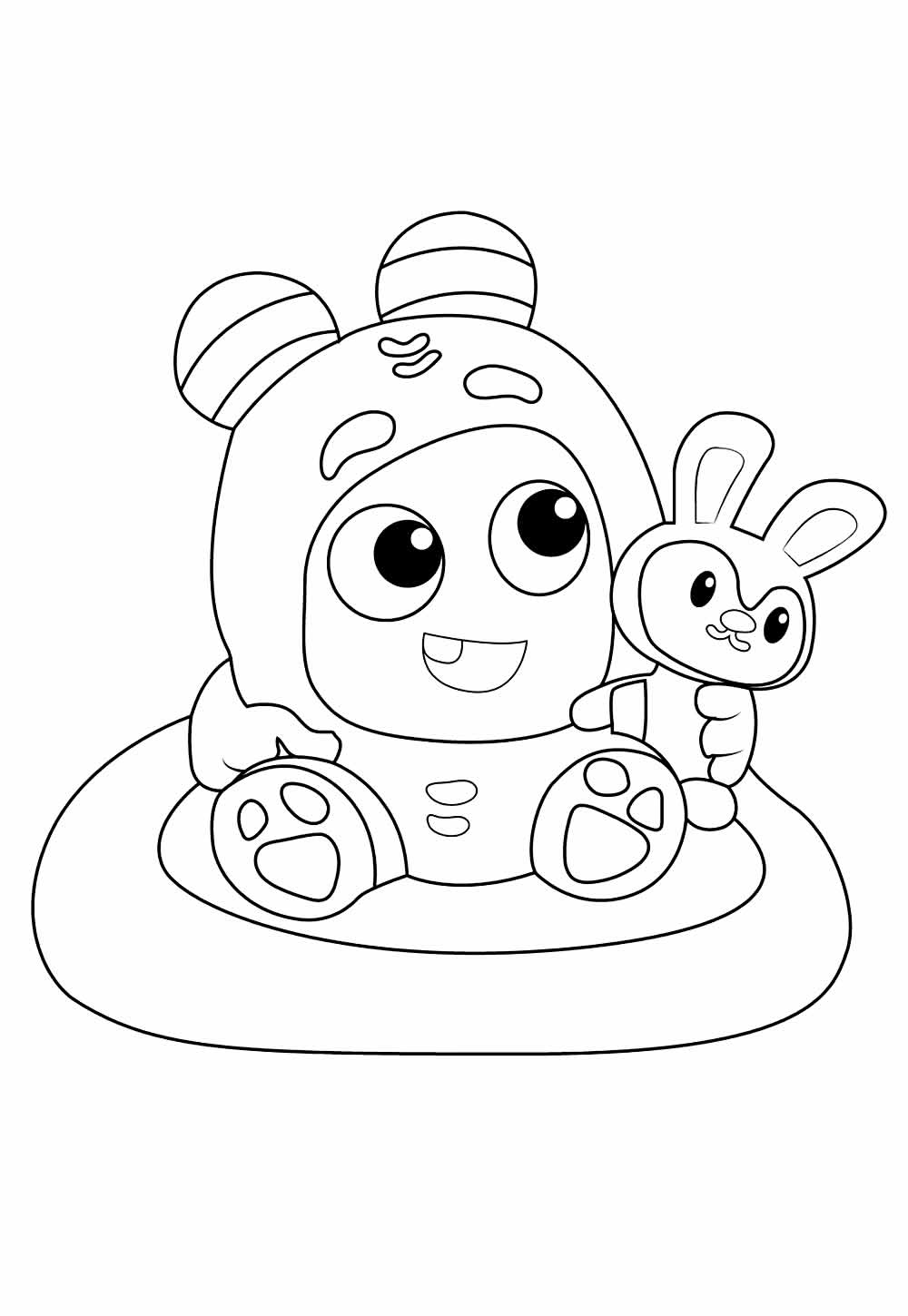 Desenho de Oddbods para colorir